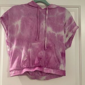 CROPPED SHORTSLEEVE HOODIE